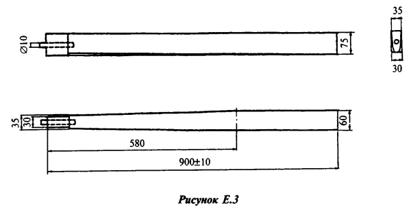 Чертеж черенка для молотка