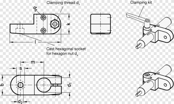 Технический рисунок дверной ручки черчение
