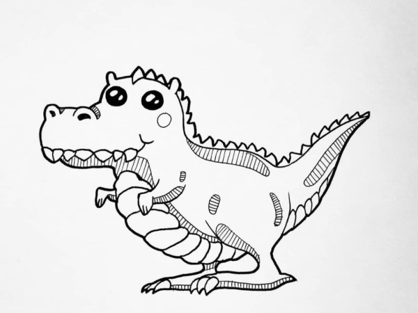 Ручка Динозаврик