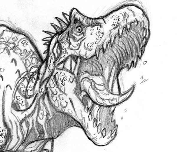 Эскизы карандашом тату динозавры