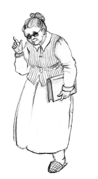 Бабушка рисунок