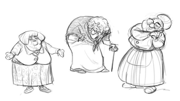 Бабушка рисунок раскраска