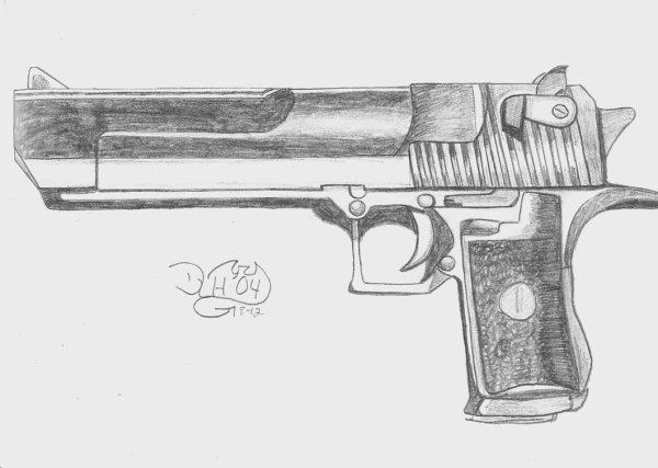 Desert Eagle чертеж