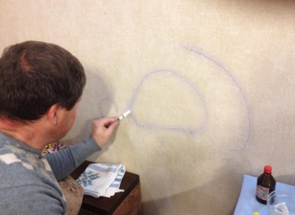 Обои от ручки