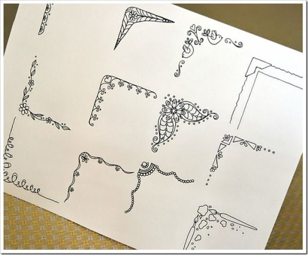 Узоры для блокнота