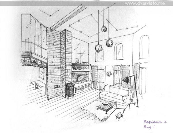 Графика в интерьере