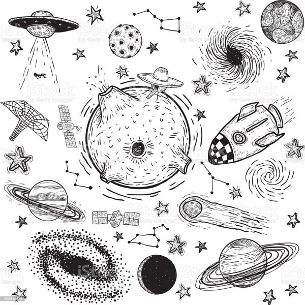 Эскизы связанные с космосом