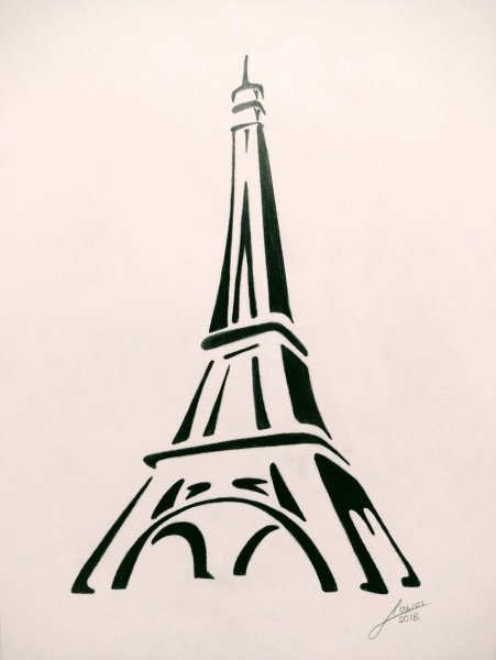 Стилизованная Эйфелева башня