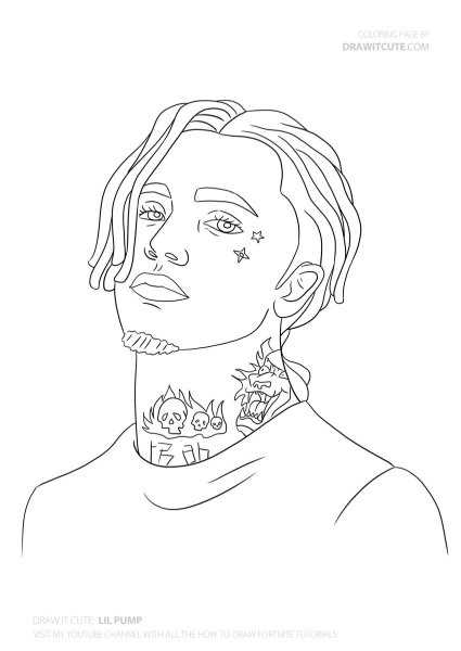 Лил памп нарисованный