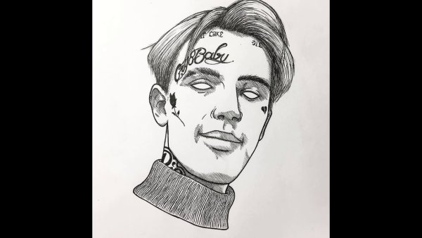 Lil Peep карандашом