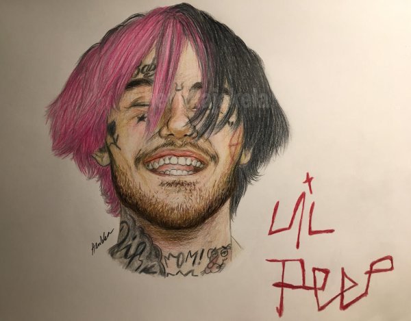 Лил пип рисунок