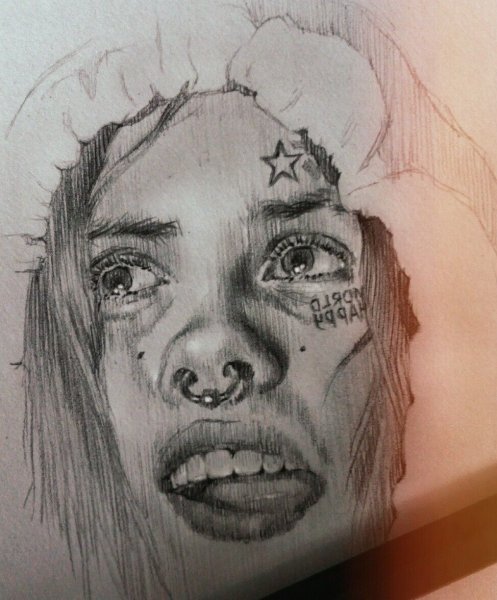 Джизус рисунок рэпер