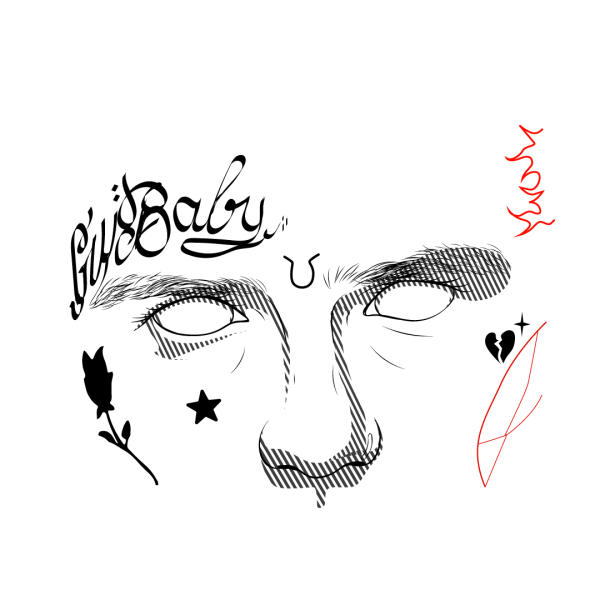 Lil Peep тату эскизы