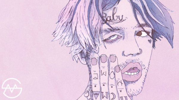 Лил пип рисунок для срисовки