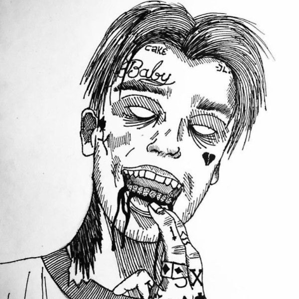 Лил пип рисунок