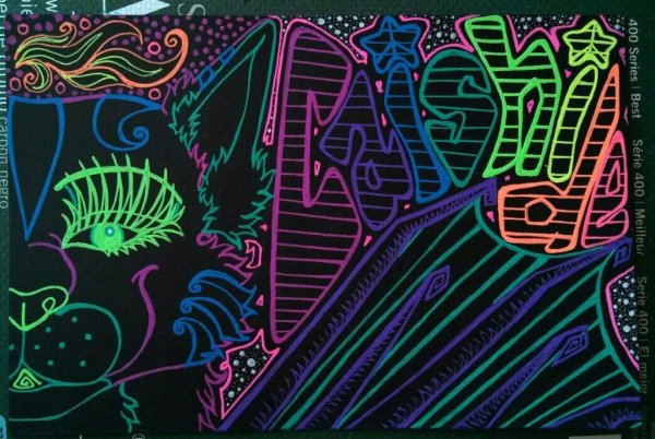 Неоновое рисование