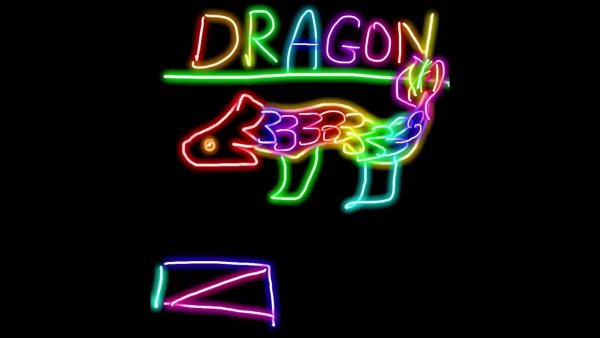 Идеи для неоновых рисунков