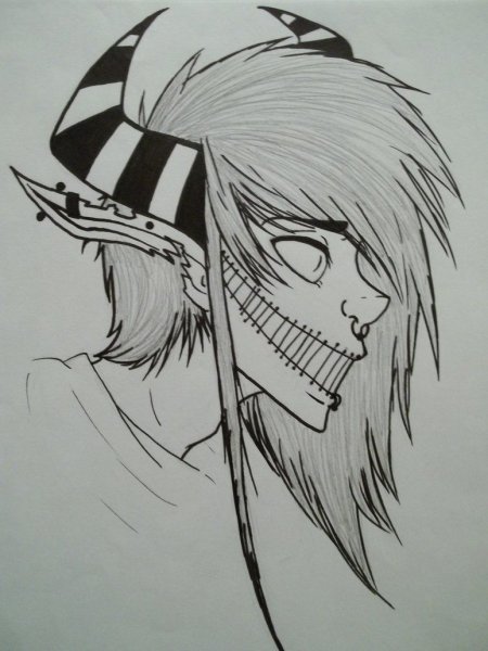 Рисунки душевнобольных карандашом