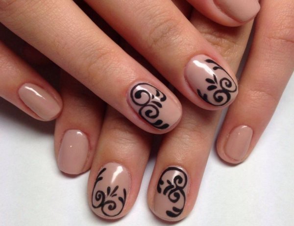 Узоры на короткие ногти