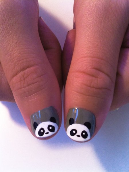 Маникюр со зверюшками