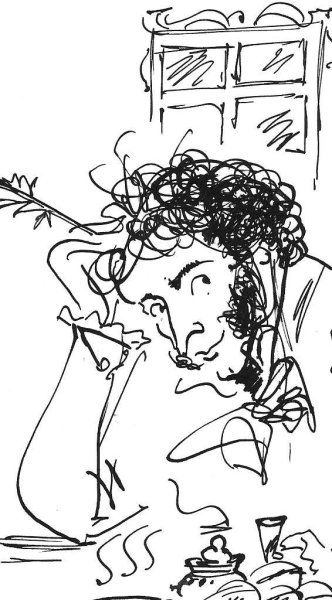 Александр Сергеевич Пушкин зарисовки