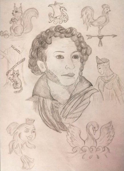 Рисунки Пушкина