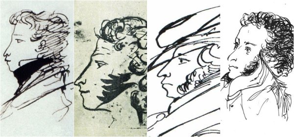 Александр Сергеевич Пушкин профиль