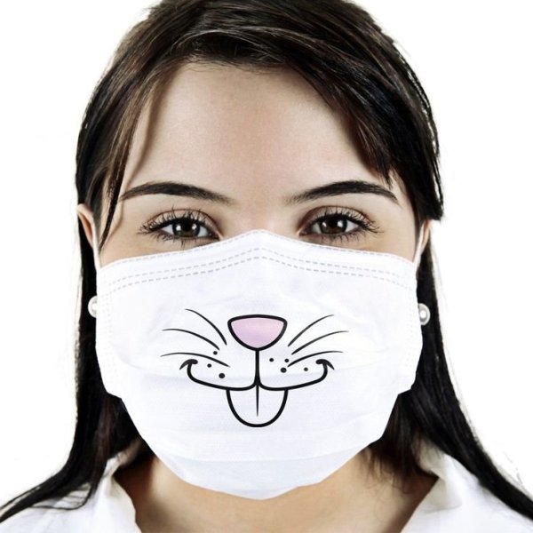 Скетч маска медицинская