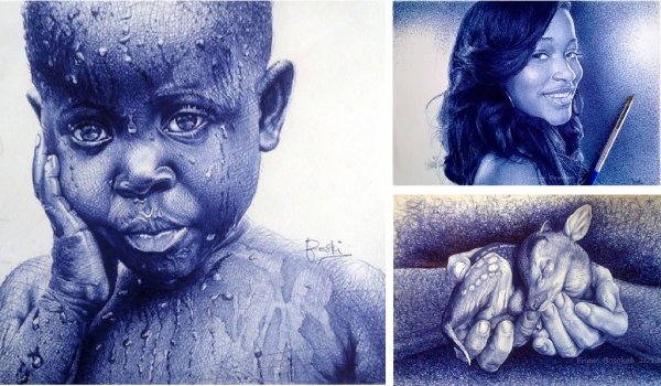 Рисунки ручкой