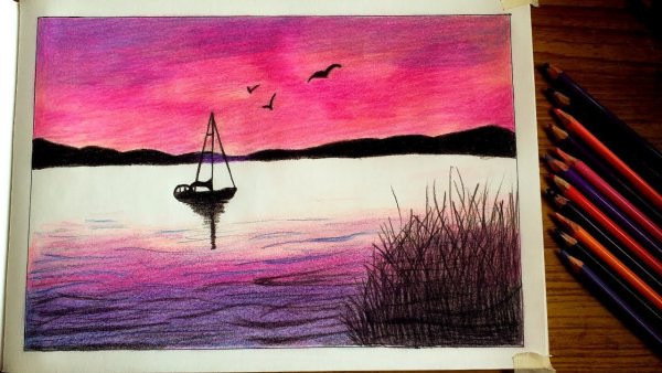 Пейзаж в графике