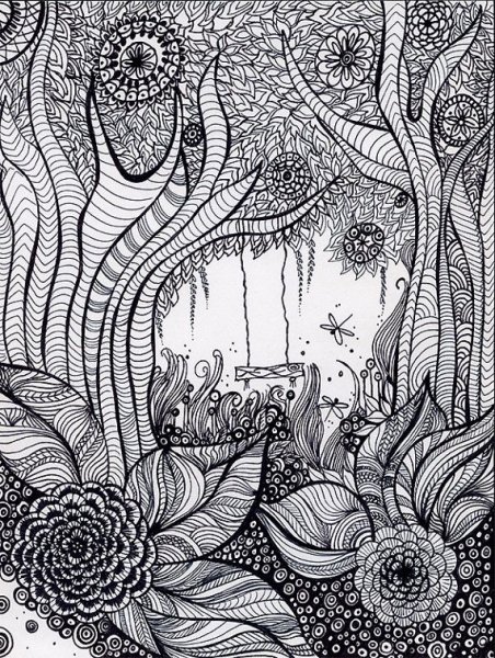 Зендудлинг арт терапия