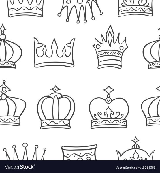 Корона нарисованная