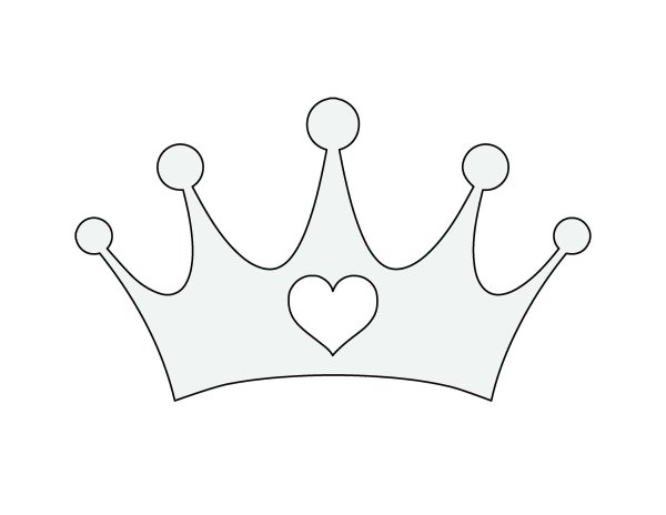 Женская корона тату эскиз