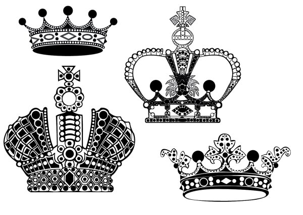 Корона для срисовки