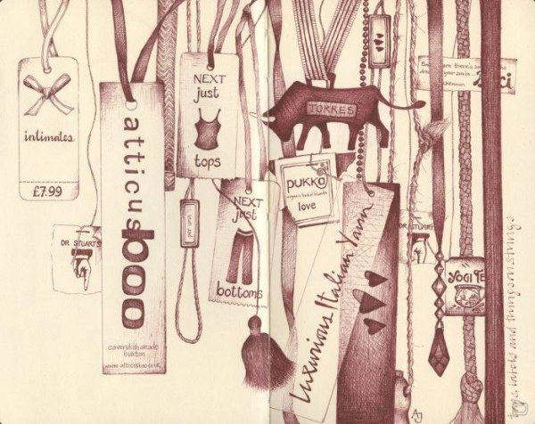 Маленькие зарисовки в тетради