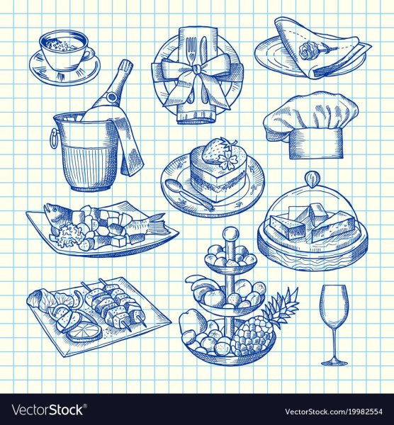 Рисунки ручкой в тетради