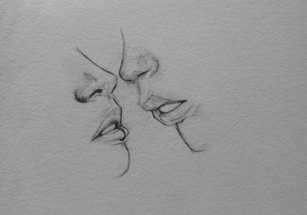 Рисунки карандашом любовь