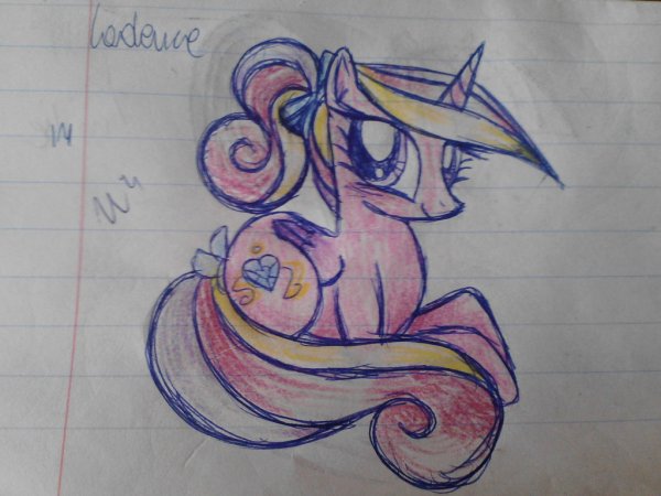 Пони карандашом принцессы Каденс