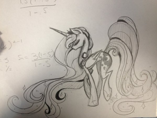Рисунки пони на бумаге