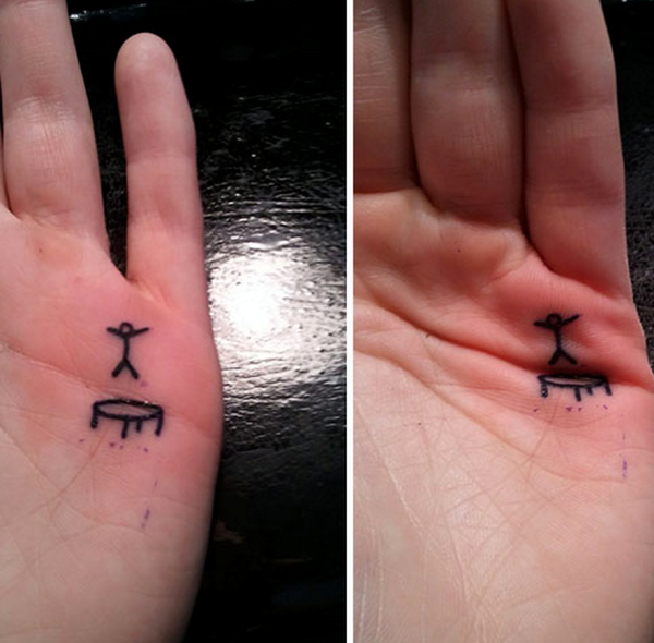 Татухи маленькие ручкой