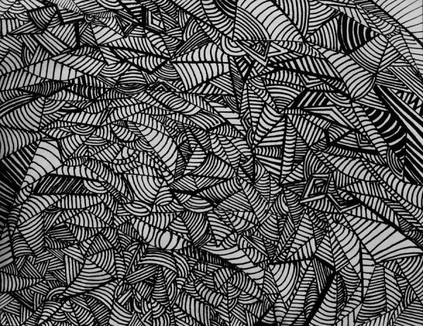 Страх абстракция композиция