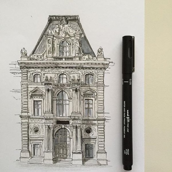 Пуантель Графика архитектура