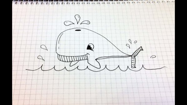 Рисунок ручкой легкий