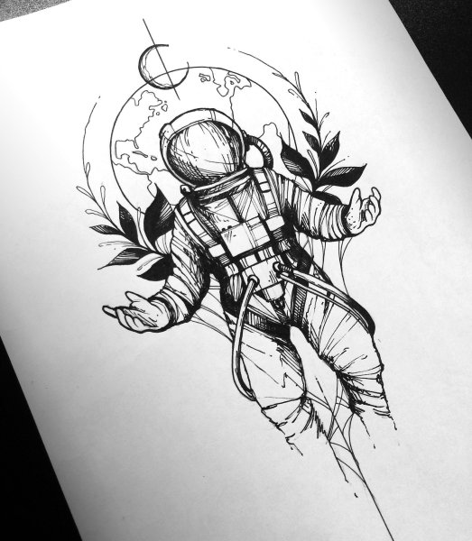 Космонавт лайнворк
