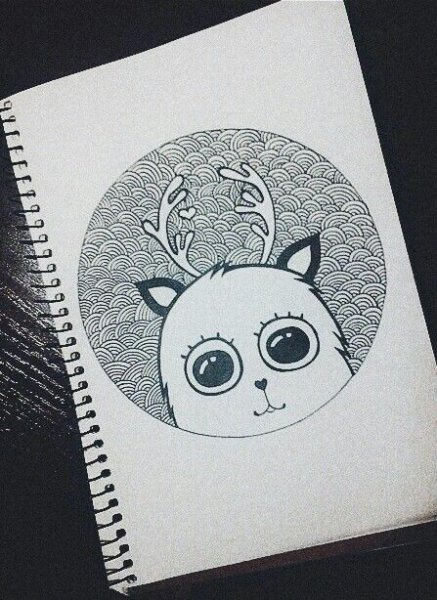 Рисунки для скетчбука легкие и милые
