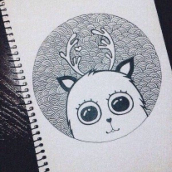 Лёгкие рисунки для скетчбука карандашом