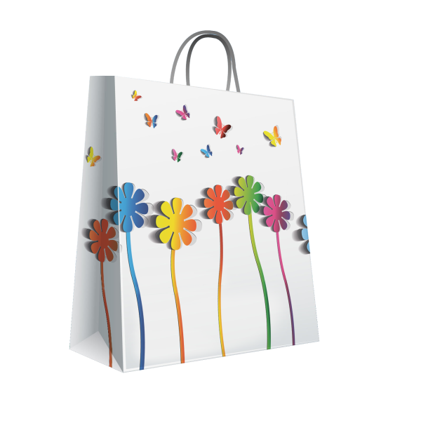 Пакет полиэтилен 35*28см 55мкм с петлевой ручкой "Рубин"