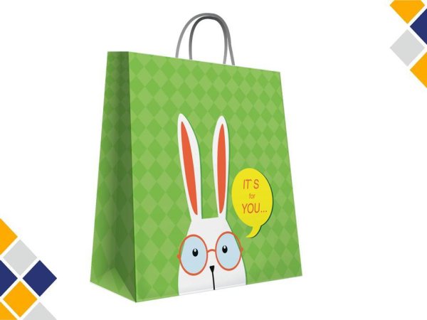 Крафтовый пакет вектор