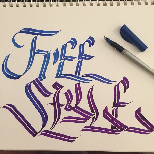 Каллиграфия Parallel Pen