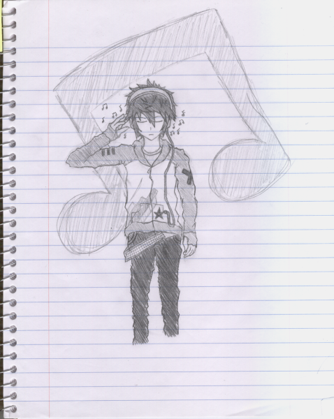 Рисунки карандашом в тетради